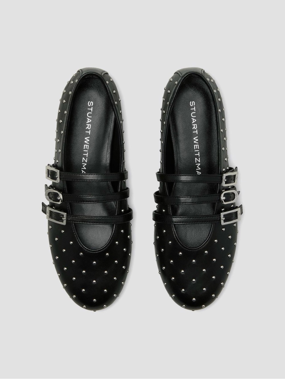 NWT Stuart Weitzman Sostud Mary Jane Ballet Flat / Size 9 - Picture 1 of 10